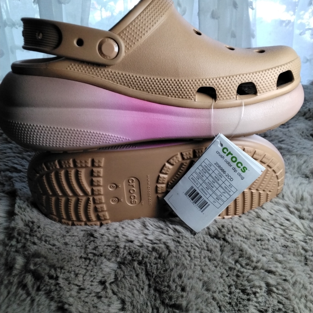 NWT.‎ Classic Crush Clog Shoes Cork/ Dip. 8 - Picture 5 of 5